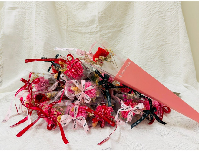 BEAUTY Life乾燥小花束, 黑色盒子, 1件