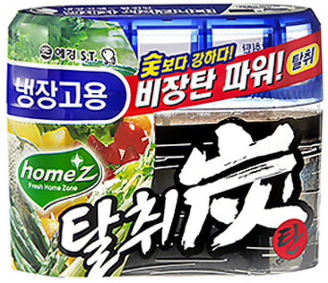 홈즈 냉장고용 탈취탄 본품, 140g, 2개