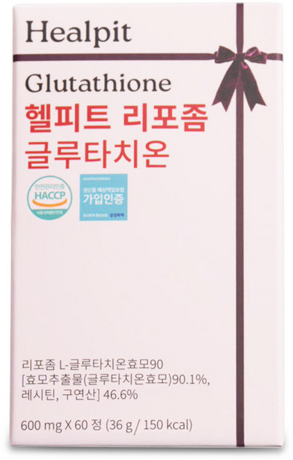 리포좀 글루타치온 리포즘 글로타치온 클루타치온 구르타치온, 1개, 60정