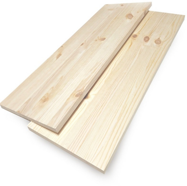 목재 원목 상판 선반 나무판 레드파인 집성목 합판, 15Tx150x800mm (엣지샌딩), 1개