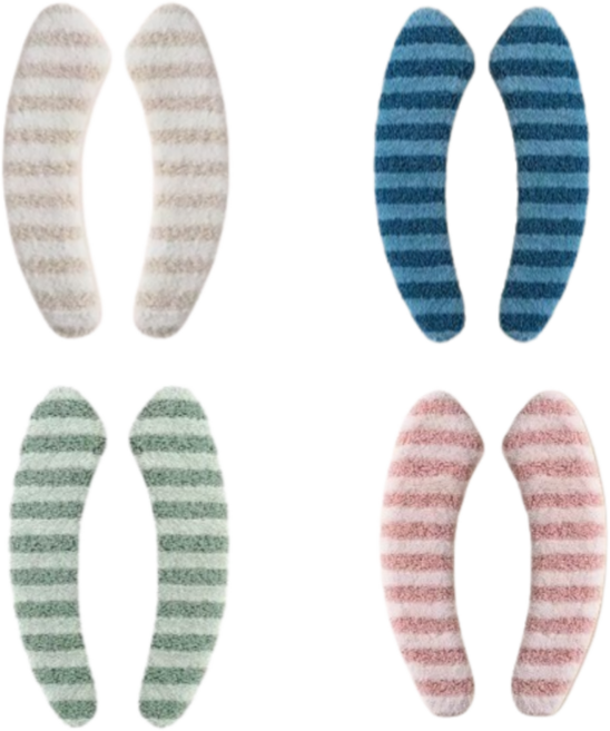 비브랜드 붙이는 따뜻한 극세사 변기커버 4쌍8p 세트, 4세트, 4컬러세트