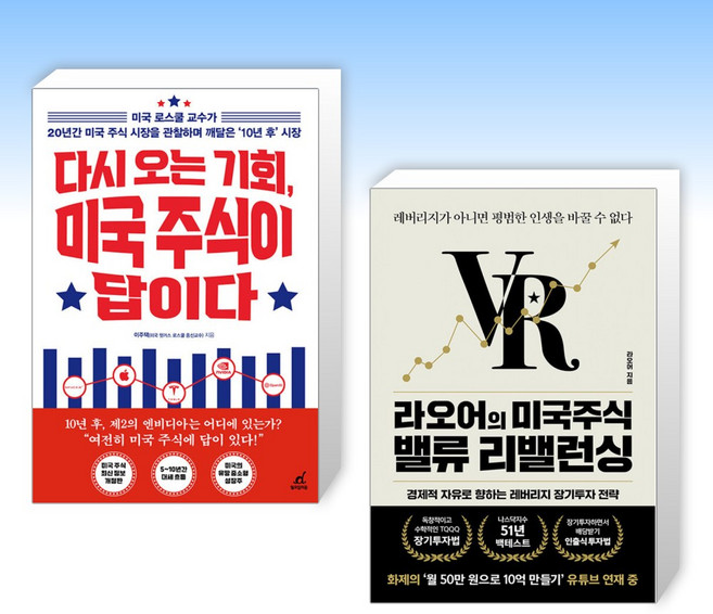 (세트) 다시 오는 기회 미국 주식이 답이다 + 라오어의 미국주식 밸류 리밸런싱 (전2권)
