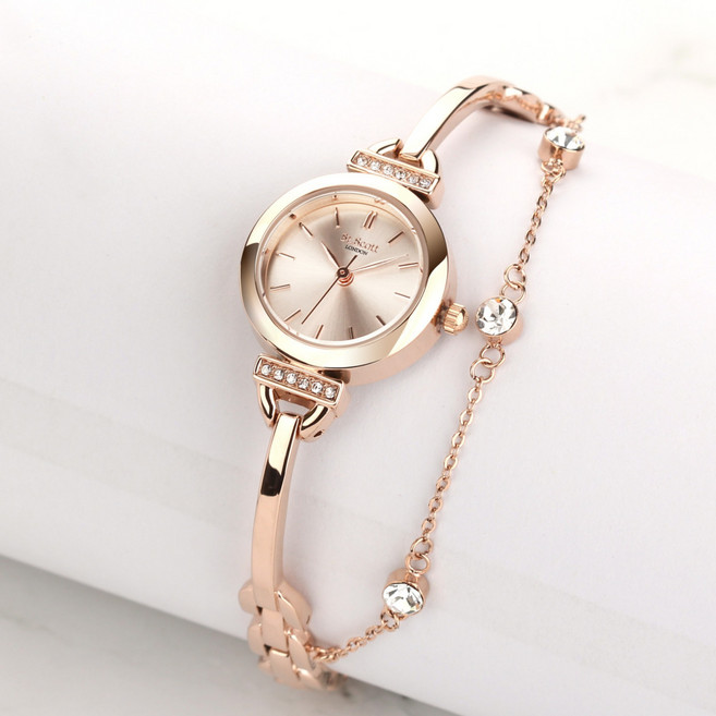 [세인트스코트] 오웰 레이어드 뱅글 메탈 팔찌 시계 + 선물포장 + 쇼핑백 / ST5071