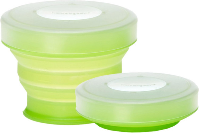 휴망거 고컵 컴팩트 보관 온 더 BPA 프리 PC 프탈레이트 라지8 fl.oz237ml 그린, Green