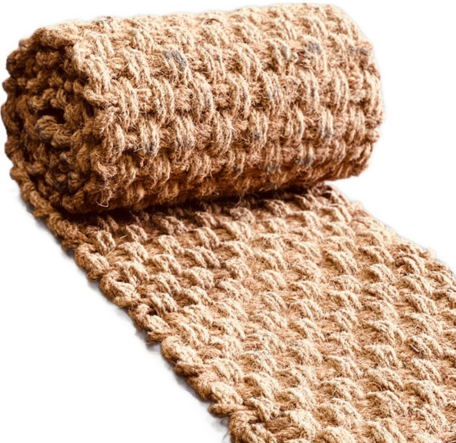 제이제이컴퍼니 야자매트 프리미엄 친환경 폭 0.6m 길이 1m 미끄럼방지 등산로 보행매트, 1개