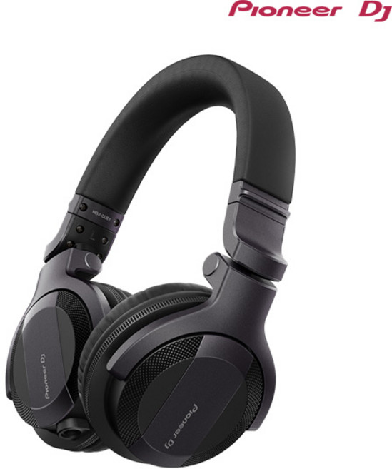 파이오니아 헤드폰, 블랙, HDJ-CUE1