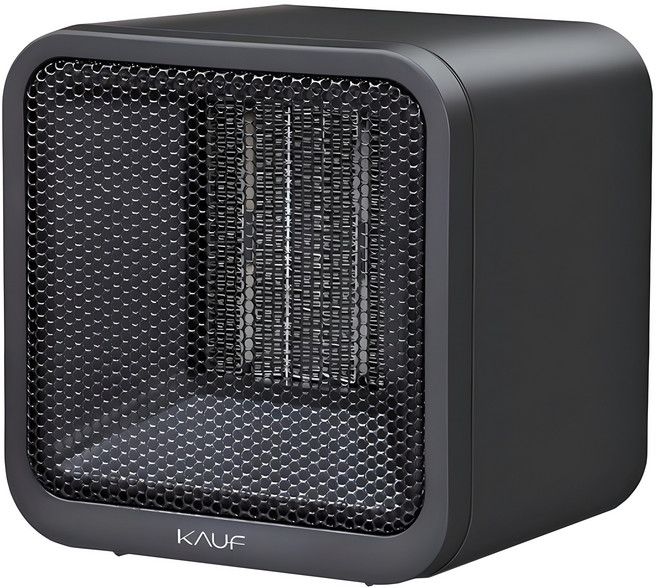 카프 PTC 공기순환난방 미니 온풍기, KF-FH01, 블랙