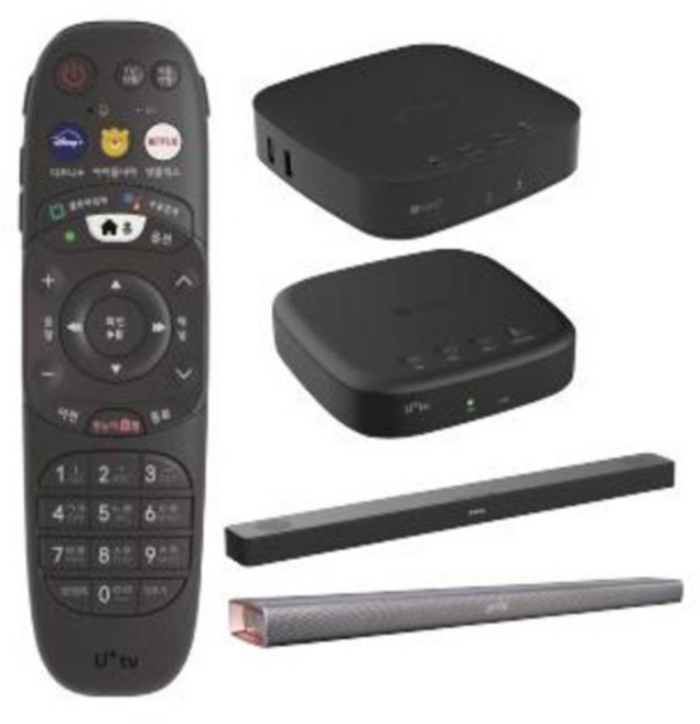 디즈니+ U+ LG유플러스 정품 UHD4 UHD3 UHD2(S60UPI) IP TV 리모컨, 1개