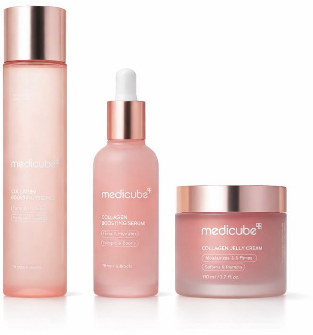 메디큐브 콜라겐 기초 3종 세트 (토너 세럼 크림), 1세트