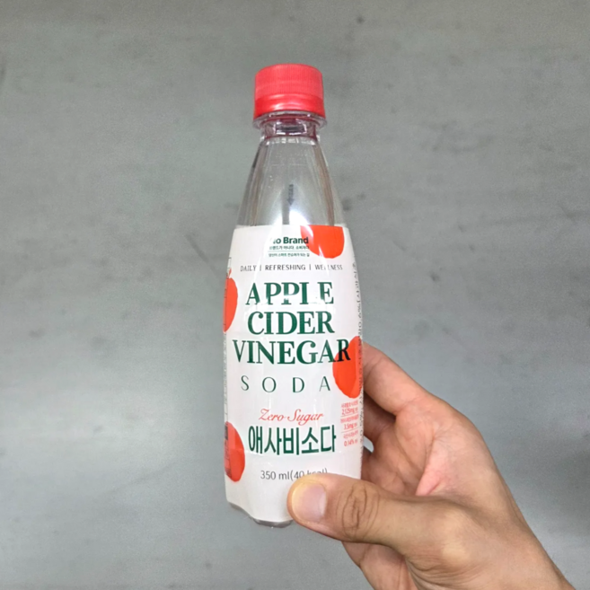 노브랜드 애사비소다, 6개, 350ml