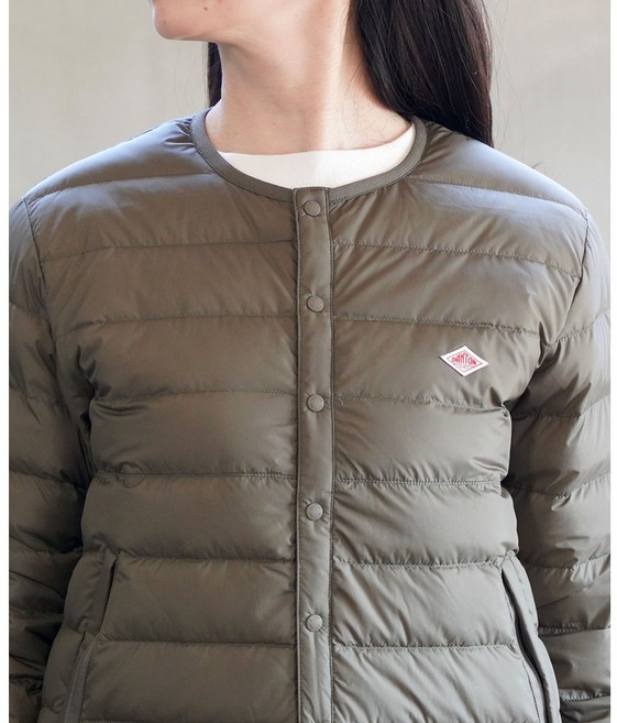 단톤 여성 경량 다운 이너 라운드넥 재킷 DT-A0001