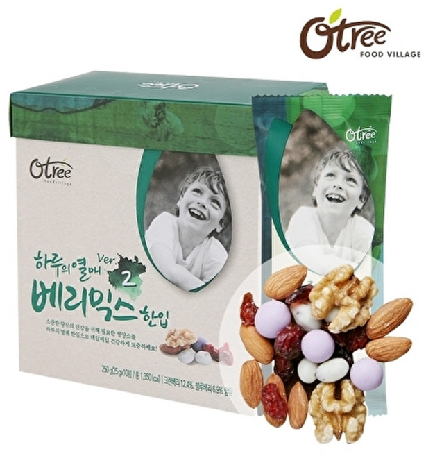 오트리푸드빌리지 오트리 하루의열매 베리믹스2 10입, 25g, 10개