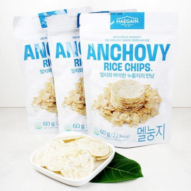 멜눙지 누룽지맛, 3개, 60g