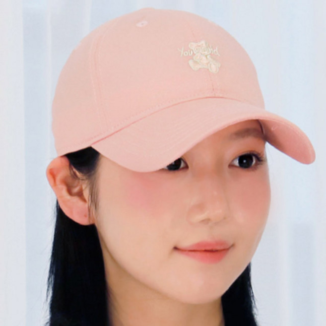 베이직엠 남성 여성 사계절 야구모자 볼캡 베어 WORLD