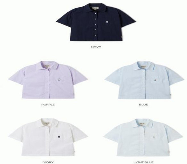후아유 여성 스티브 크롭 반팔 셔츠 / Steve Crop Short Sleeve Shirts_A WHYWF2513F 678544