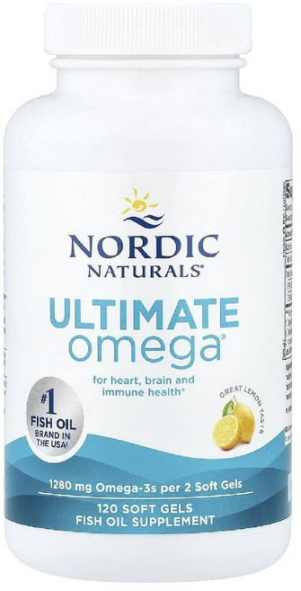 노르딕내추럴스 얼티메이트 오메가 레몬 Ultimate Omega 1280mg 120정, 1개