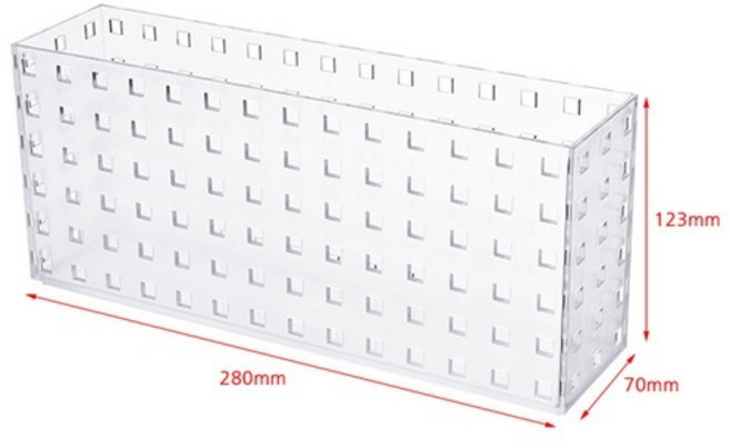 반투명 보관함 수납함 123mm 아기옷 정리함 생리대 속옷정리함 레깅스 손수건 통, 1개