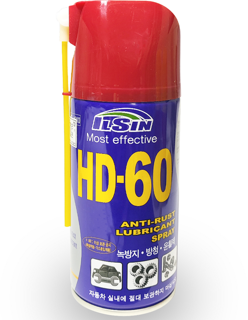 일신 HD60 방청 윤활제 360ml 녹제거 소음제거 에이치디60 생활방청제, 5개