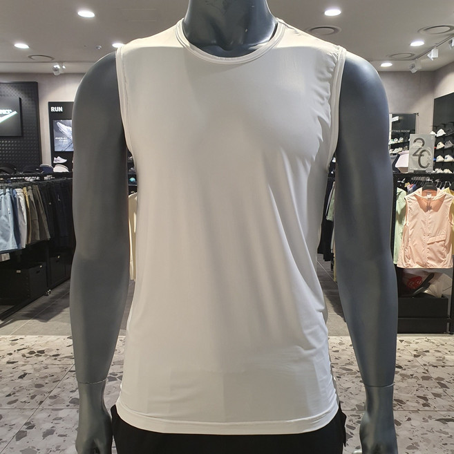 FILA 휠라언더웨어 [NC터미널점] 남성나일론 쉘론 머슬 런닝 FI4RNF6627MWHI