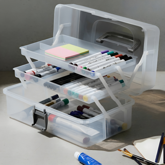 SABUDU 다용도 정리함 3단 화구박스