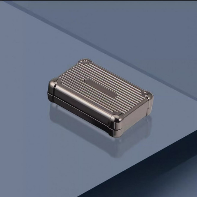 슬라이더 피젯토이 포커 게임 셔플 카드, 1개, 여행가방 무제한 블랙