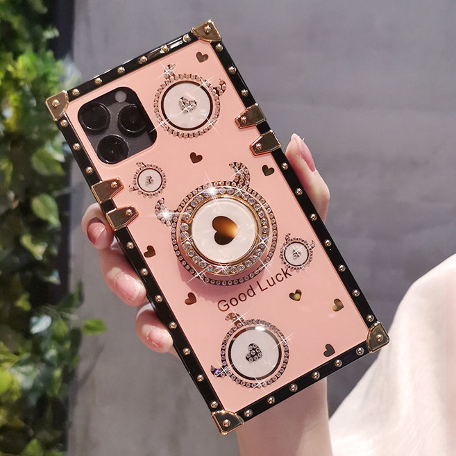 아이폰13 케이스 여성 iPhone12pro 풀 Xsmax 다이아몬드 아이폰 다기종 호환, 애플 11pro, 1개