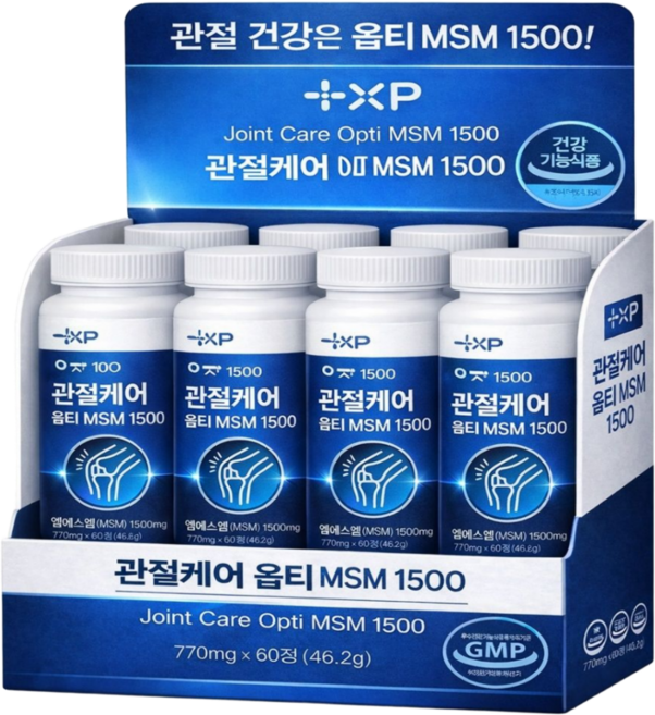 관절케어 옵티MSM1500 정품, 1박스, 180정