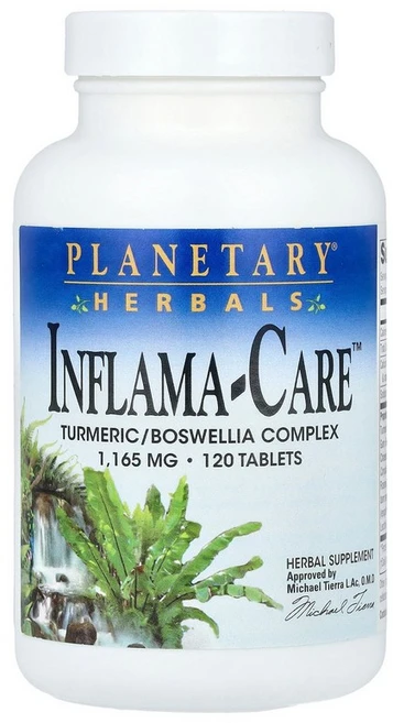 Planetary Herbals Inflama-Care™ Turmeric/Boswellia Complex 120 Tablets, 120 Count, 1개, 120정 - 쿠팡