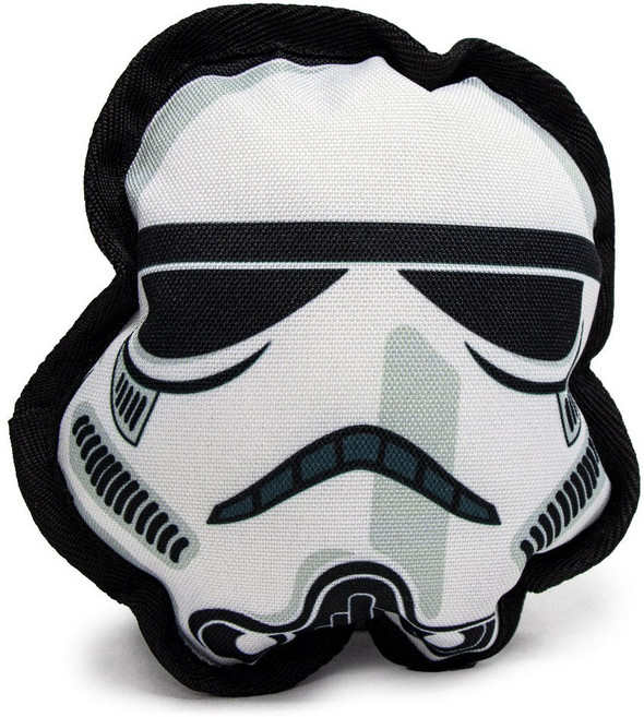 버클다운 스타 워즈 도그 토이 스퀴커 플러쉬 강아지용 봉제장난감, 1개, Stormtrooper Head