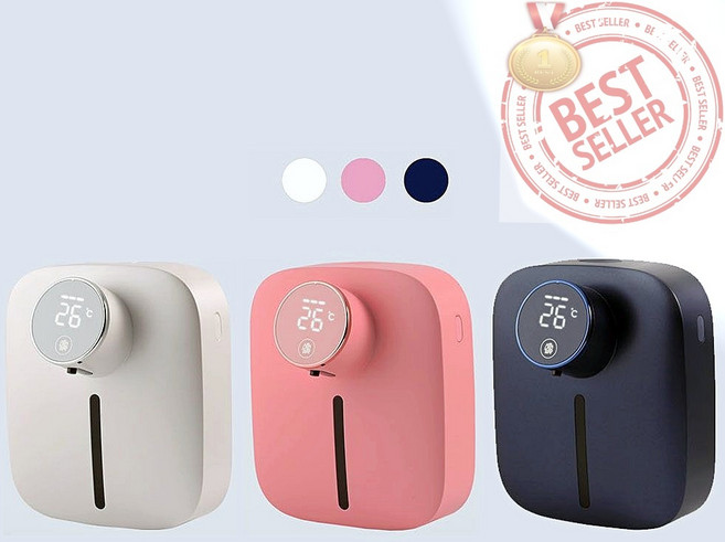 디스펜서 벽걸이형 자동 핸드 세정기 충전식 생활방수, 1개