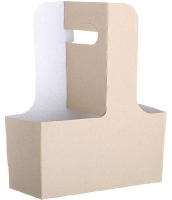 크라프트 무지 컵캐리어 2구, 100개입, 1개