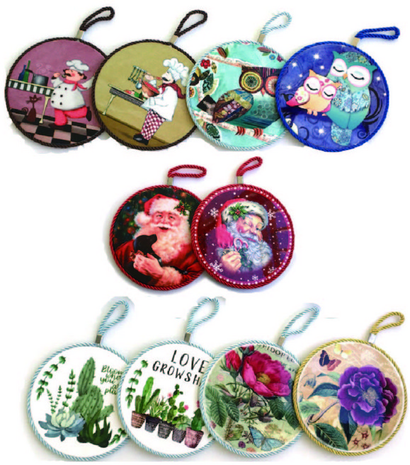 고급도자기냄비받침 개별케이스포장 10가지스 당일발송 인쇄가능 도자기냄비받침, 1개, 도자기냄비받침대-선인장2번