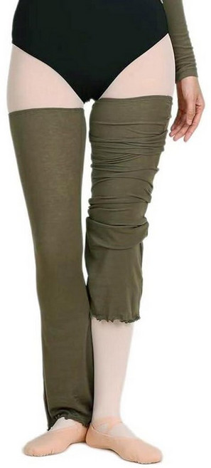 Tacherlia 발레 레그 워머 텐셀 울 얇고 부드러운 고탄성 1쌍 무릎 위 69.5cm(27.5인치) 여성용 칼라마타 미디움