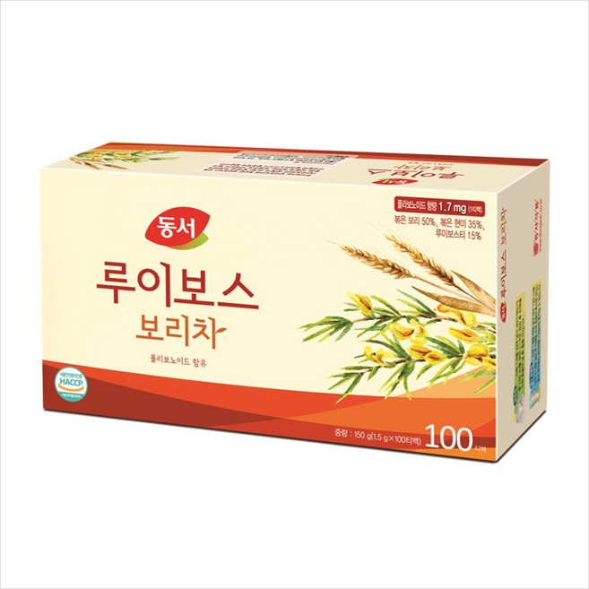동서 루이보스 보리차, 1.5g, 100개입, 1개