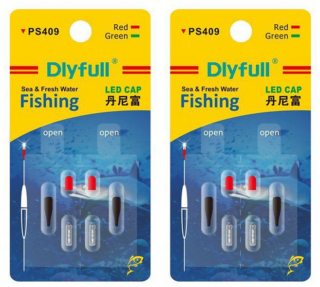 딜라이풀 정품 LED 민물 전자 케미 2P, 2세트