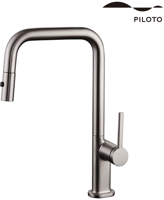 [필로토] 슈티에싱크8027 싱크대수전 주방수전 폭포와이드, 1개