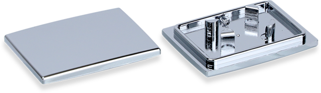 다인이엔지 네모프리미엄 슬라이드바 커버 크롬 DA40CR (1SET 2EA)