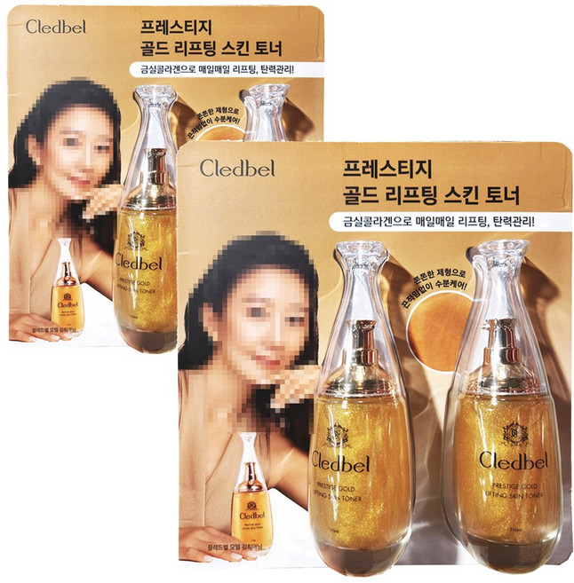 끌레드벨 콜라겐 골드리프팅 스킨토너, 4개, 110ml
