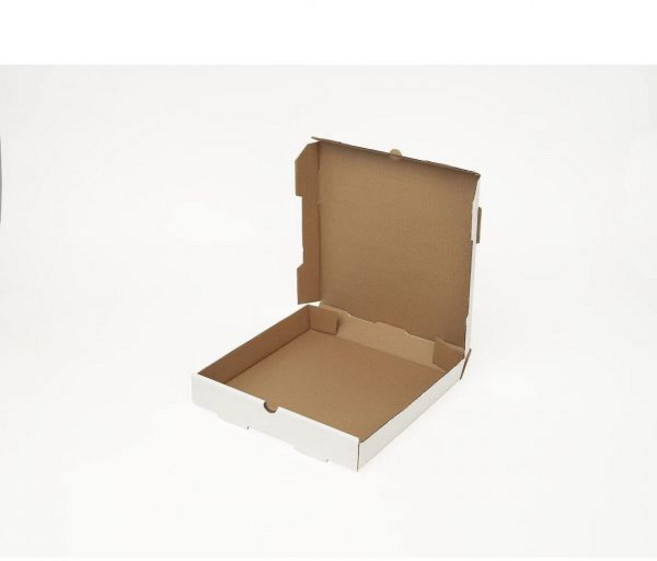 The Online Liquidator프리미엄 14인치 피자박스 묶음 50개 플레인 화이트 골판지 테이크아웃 배달통, 16" Pizza Box (50 pack)