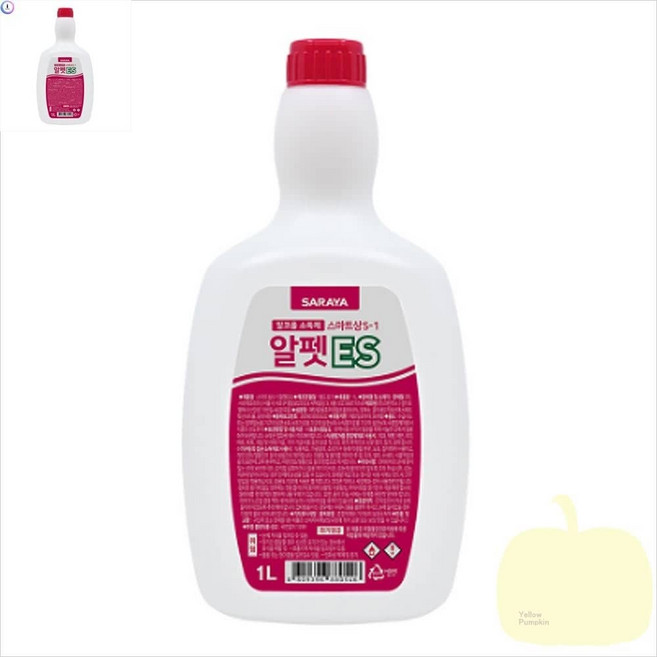 MP 알펫 ES 1L 살균소독 발효알코올58.5% 알콜소독제리필, 1개