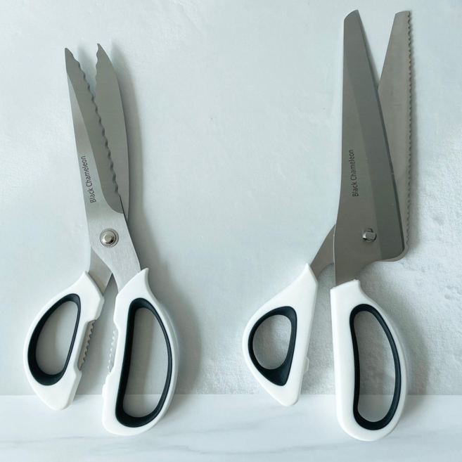 동부산업 블랙카멜레온 점보콤보 주방가위 업소용 식가위 고기 분리형 캠핑용, 1개