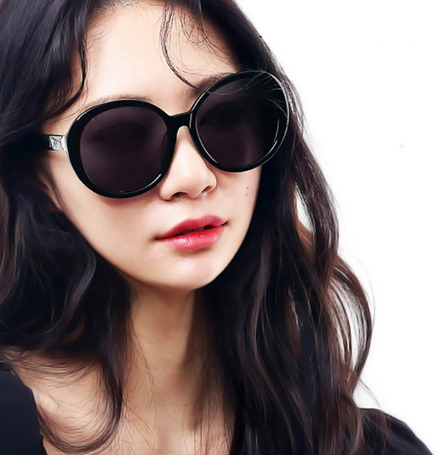 튤립도레 TD1Y04 2컬러 일본산 오버사이즈 브랜드 뿔테 선글라스 블랙 레오파드