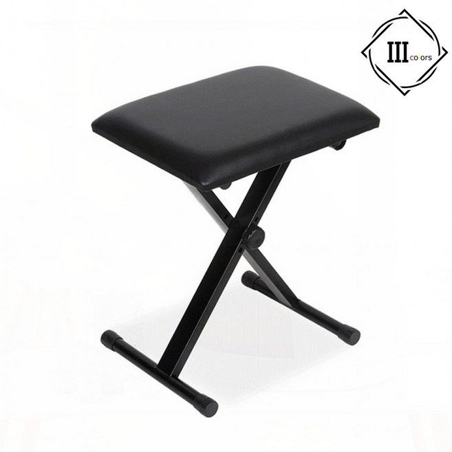 높이조절 연주용 피아노의자 공연 버스킹 접이식 패딩 쿠션, 1개, 봄이네가게 피아노 의자