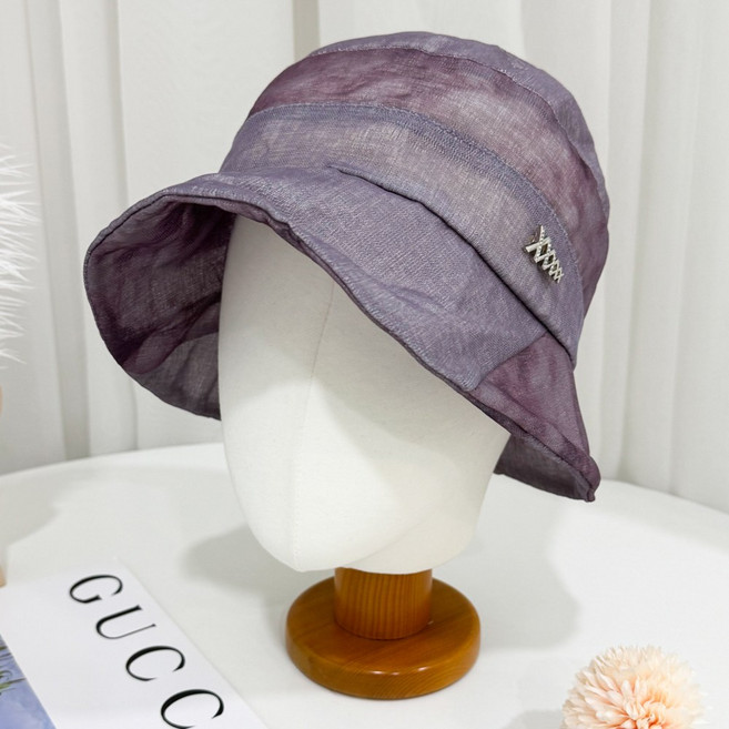 에브리테일 쉬폰 벙거지 할머니 선물 여성 여름 모자