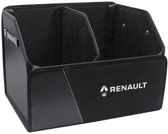 자동차 트렁크 정리함 박스 수납 가방 도구 클리오 메간 캡쳐 마스터 로건 캉구 트래픽 더스터 스포츠용, 1개, 색상 이름: 2. No lid