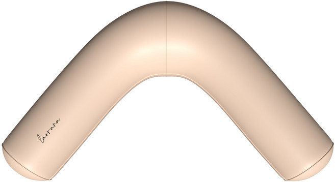 요라나 물놀이튜브 L자튜브 성인용튜브 어린이튜브 감성튜브, 1개