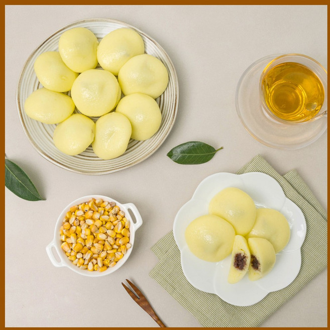 옛날술떡 [옥수수잔기지떡] 기정떡 판매 맛집, 50개, 30g