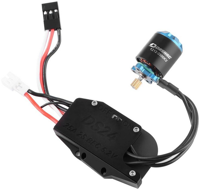 DashRC SCX30 Brushless ESC Motor Combo 25A 2S BEC Outrunner with 블루투스연결 APP Programming for Axial, DashRC SCX30 Brushless ESC Mot