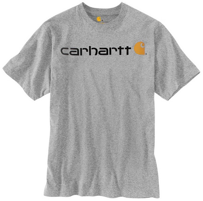 CARHARTT 美版 K195 HGY HEAVYWEIGHT TEE 6.75oz 重磅 短T (淺麻灰) 化學原宿, HGY 淺麻灰,M
