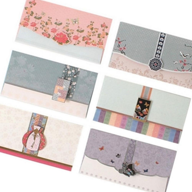 톡톡 전통감사봉투 시즌2 G-EV059 - 팩 (6개입)